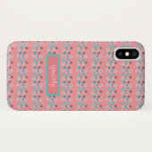 Rustieke moderne bloemen Case-Mate iPhone case (Achterkant (horizontaal))