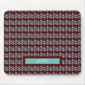 Rustieke moderne bloemen muismat (Voorkant)