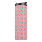 Rustieke moderne bloemen thermosbeker (Gedraaid links)
