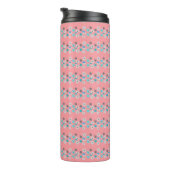 Rustieke moderne bloemen thermosbeker (Geroteerd rechts)
