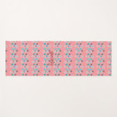 Rustieke moderne bloemen yogamat (Voorkant (horizontaal))