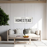 Rustieke moderne boerderij Homestead Long Canvas Afdruk<br><div class="desc">Verhoog uw leefruimte met onze prachtige Stretched Canvas Wall Art Homestead Sign, waar tijdloze charme voldoet aan de moderne esthetiek van de boerderij. Dit kunstwerk combineert moeiteloos rustieke elegantie met een industriële rand, met een faux gebarsten en verdrietige off-white achtergrond die een gevoel van geschiedenis uitstraalt door scherpe verf en...</div>