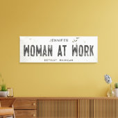 Rustieke moderne boerderij Kantoor Long Canvas Afdruk (Insitu (Woonkamer))