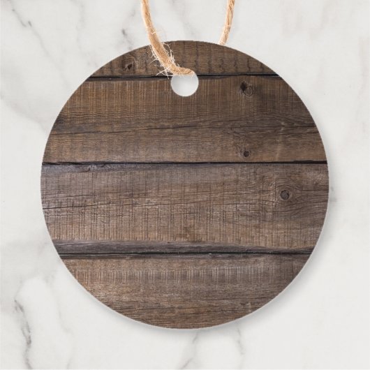 Rustieke moderne een dag weg bruiloft dank u bedankjes labels (Achterkant)