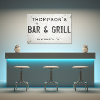 Rustieke Moderne Industriële Boerderij Bar Stad