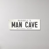 Rustieke Moderne Industriële Boerderij Man Cave Ci Canvas Afdruk (Voorkant)