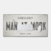 Rustieke Moderne Industriële Boerderij Mannelijke Bureaumat (Keyboard & Muis)