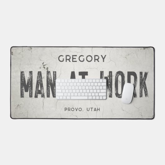 Rustieke Moderne Industriële Boerderij Mannelijke  Bureaumat (Keyboard & Muis)
