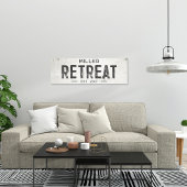 Rustieke Moderne Industriële Boerderij Retraite La Canvas Afdruk