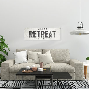 Rustieke Moderne Industriële Boerderij Retraite La Canvas Afdruk