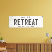 Rustieke Moderne Industriële Boerderij Retraite La Canvas Afdruk (Insitu (Woonkamer))