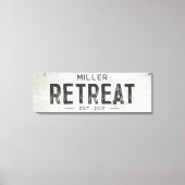 Rustieke Moderne Industriële Boerderij Retraite La Canvas Afdruk (Voorkant)