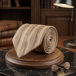 Rustieke Moderne Lichte Houtnerf Textuur Patroon Stropdas