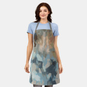 Rustieke moderne natuur kleuren organische vormen schort (Gedragen)