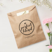 Rustieke Moderne Perfecte Mengsel Douane Bruiloft Bedankzakje (Gezegeld)