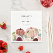 Rustieke Moderne Pompoenen Country Fall Bruiloft Servet (Insitu)