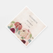 Rustieke Moderne Pompoenen Country Fall Bruiloft Servet (Hoek)