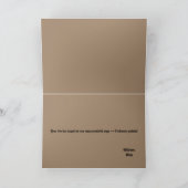 Rustieke Moederdag Houten Hart Teken met Roze Ro Notitiekaartje (Binnen)