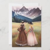 Rustieke Moederdag Kaart (Voorkant)