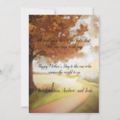 Rustieke Moederdag Kaart (Achterkant)