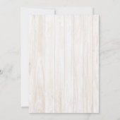 Rustieke Moederdag Love Floral Truck uitnodiging (Achterkant)