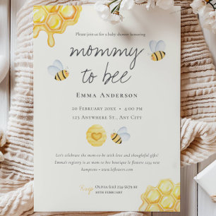 Rustieke Mommy to bee Baby Shower Kaart