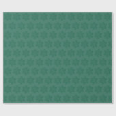 Rustieke monochromatische donkere en pastelgroene  cadeaupapier (Vlak)