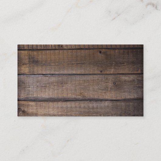 Rustieke Monogram Bruiloft Drink Voucher Kaart Visitekaartje (Achterkant)