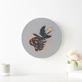 Rustieke Monogram Chic Boho Grote Klok (Huis)