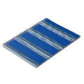 Rustieke Monogram Chic Groovy  Notitieboek (Linkerzijde)