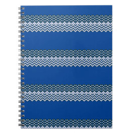 Rustieke Monogram Chic Groovy Notitieboek