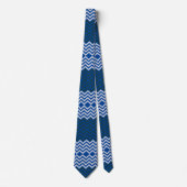 Rustieke Monogram Chic Groovy Stropdas (Voorkant)
