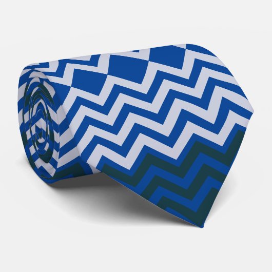 Rustieke Monogram Chic Groovy Stropdas (Opgerold)