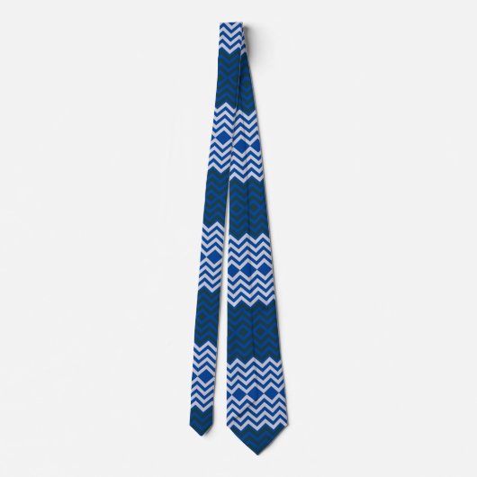 Rustieke Monogram Chic Groovy Stropdas (Achterkant)