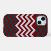Rustieke Monogram Groovy Chic iPhone 15 Case (Achterkant horizontaal)