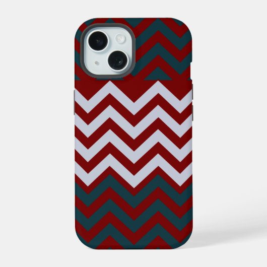Rustieke Monogram Groovy Chic iPhone 15 Case (Achterkant)