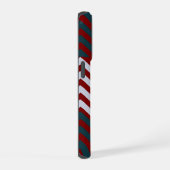 Rustieke Monogram Groovy Chic iPhone Hoesje (Rechterkant)