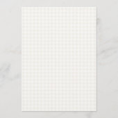 Rustieke Monogram 'I Do BBQ' Koppels Shower Advieskaart (Achterkant)