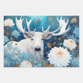 Rustieke Moose Fox Beer Decoupage Inpakpapier Vel (Voorkant)
