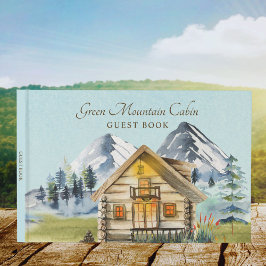Rustieke  Mountain Cabin Lodge Guest Book Gastenboek