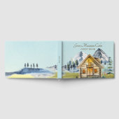 Rustieke  Mountain Cabin Lodge Guest Book Gastenboek (Volledig)