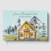 Rustieke  Mountain Cabin Lodge Guest Book Gastenboek (Voorkant)