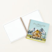 Rustieke  Mountain Cabin Lodge Guest Book Notitieboek (Binnen)