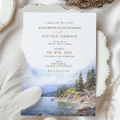 Rustieke Mountain Lake Wedding Lake Tahoe Kaart