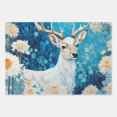 Rustieke Mountain Lion Herten Prairie Hond Decoupa Inpakpapier Vel (Voorkant 2)