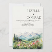 Rustieke Mountain Wildflower | Boho Kaart (Voorkant)