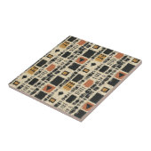 Rustieke Mudcloth Geometrisch Patroon (3) Tegeltje (Zijkant)