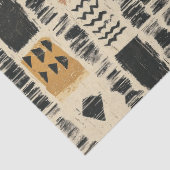 Rustieke Mudcloth Geometrisch Patroon (3) Tissuepapier (Detail)