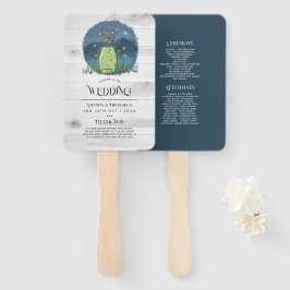 Rustieke Muis Firefly Mason Jar Handwaaier