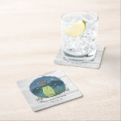 Rustieke Muis Firefly Mason Jar Kartonnen Onderzetters (Insitu)